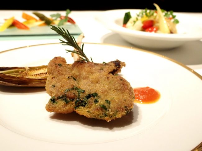 【レシピ】ナポリ風ピクルスのサラダ「リンフォルツォ」と子羊のカツレツ