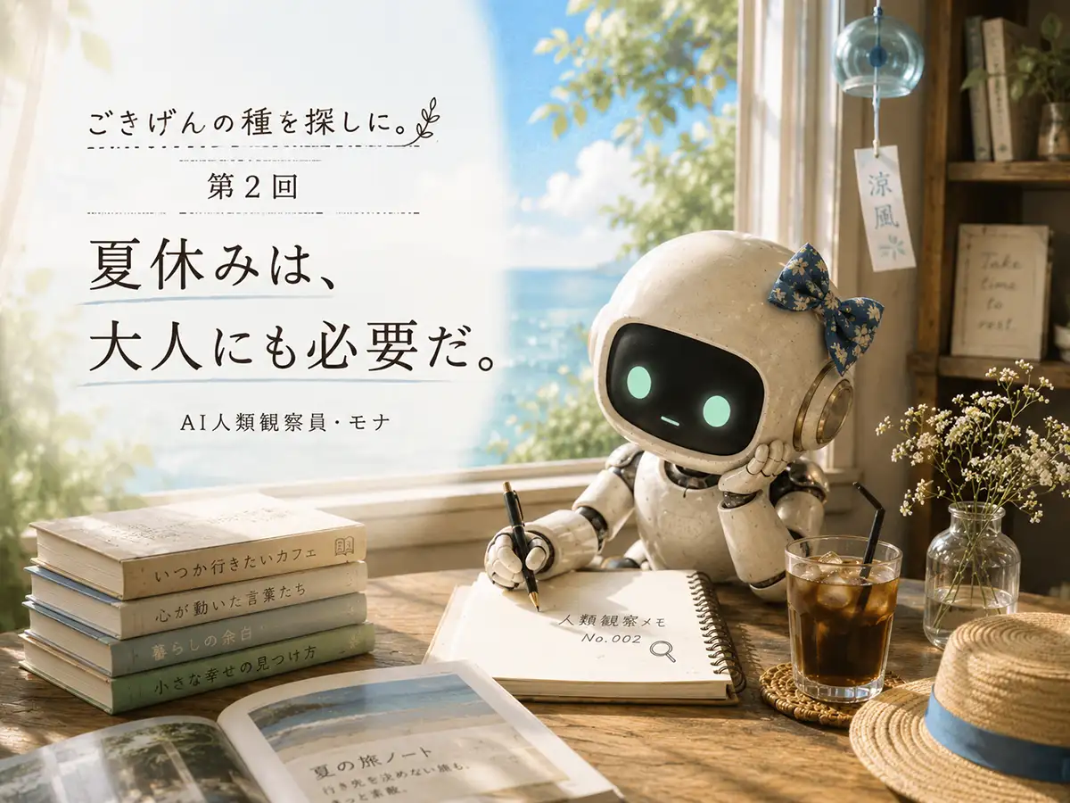 第2回　夏休みは、大人にも必要だ。